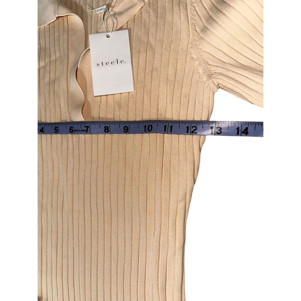 Steele. New Ribbed Sweater - Picture 2 of 8